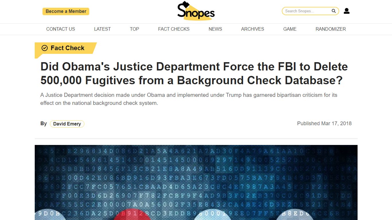 Did Obama's Justice Department Force the FBI to Delete 500,000 ...