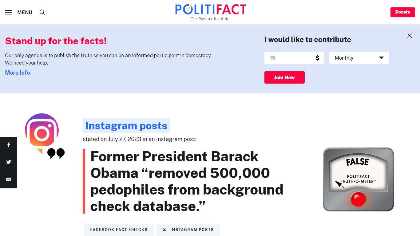 Claim misrepresents removal of 500,000 fugitives from background check ...